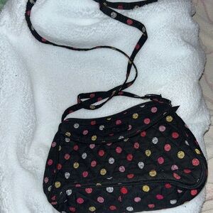 Vera Bradley Little Crossbody-Havana Dots